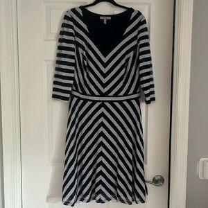 Bravissimo/Pepperberry 3/4 Sleeve A-Line Dress